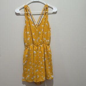 Yellow Summer Romper
